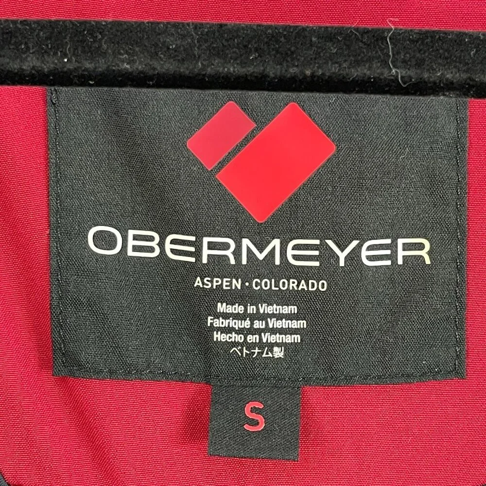 NEW Obermeyer Mens‎ Small Raze Jacket Rustic Red Alpine Series Winter Ski Coat
